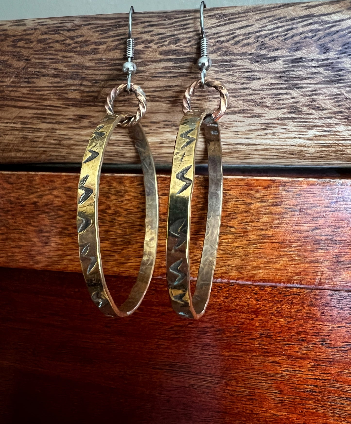 Red Brass Lighting Hoops