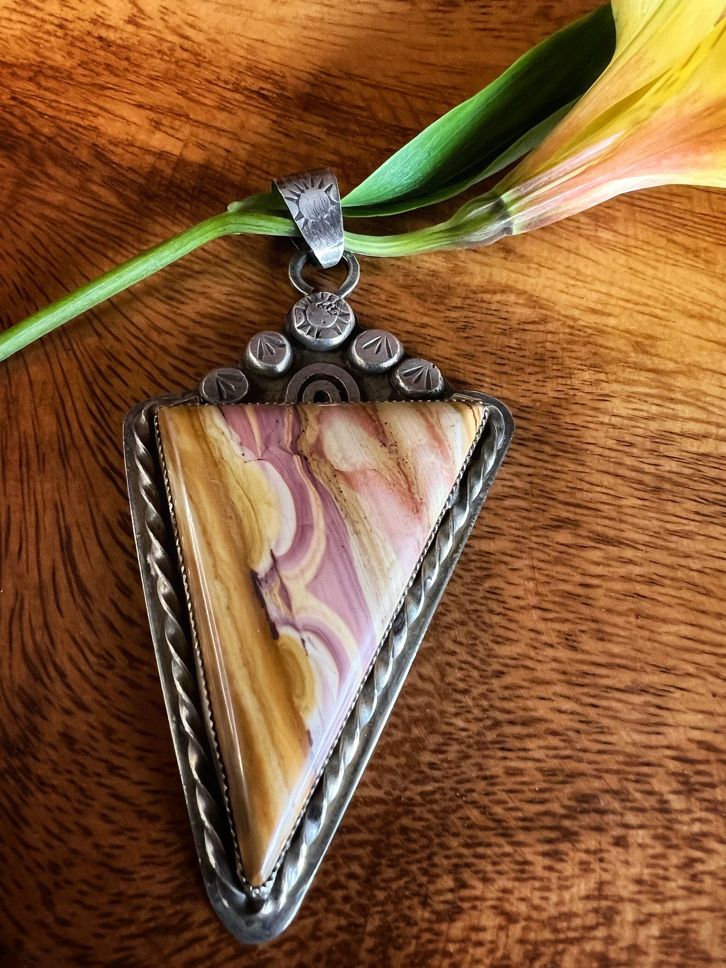 Triangular Nevada Wonderstone Pendant