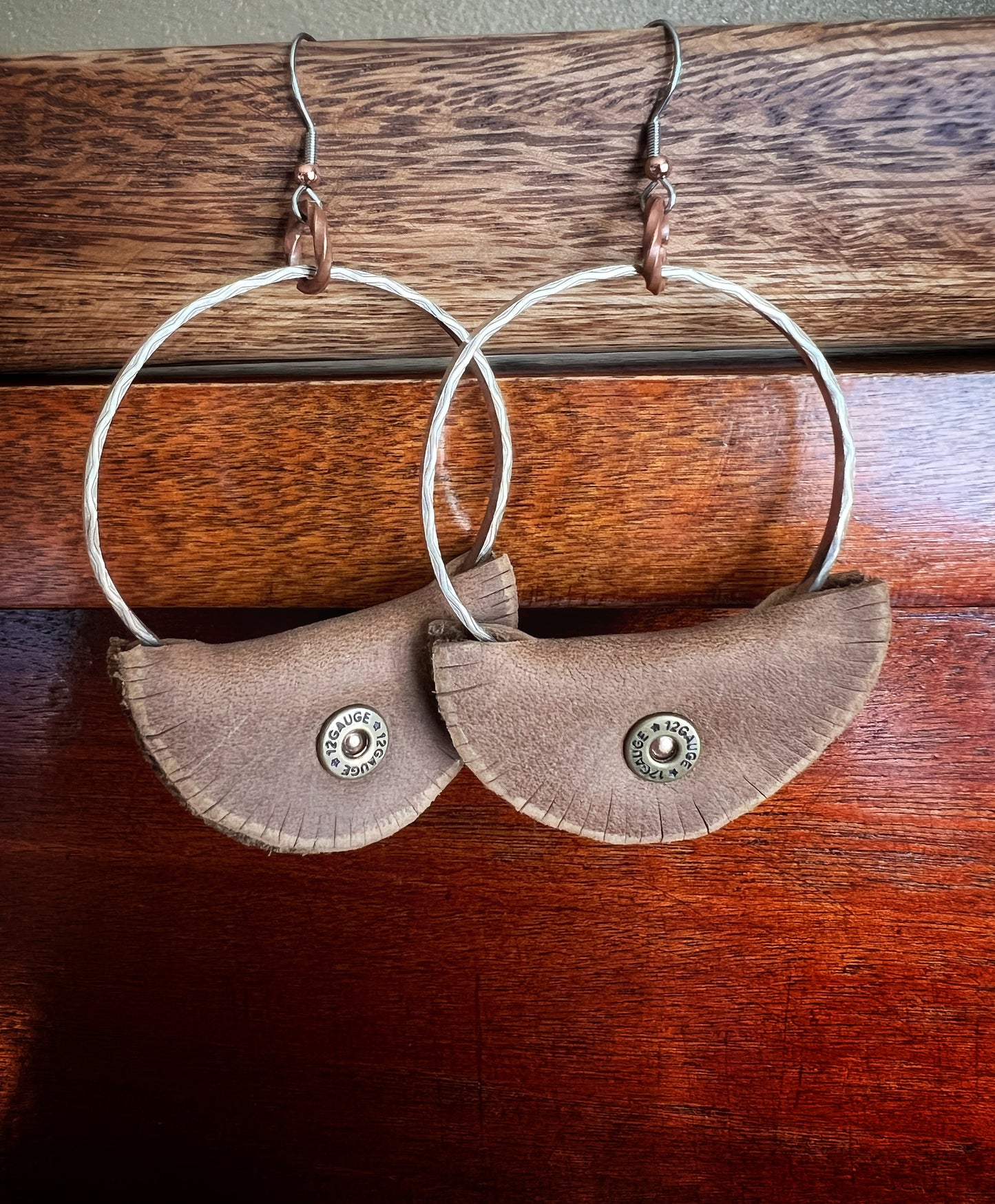 Silver & Saddle Earrings