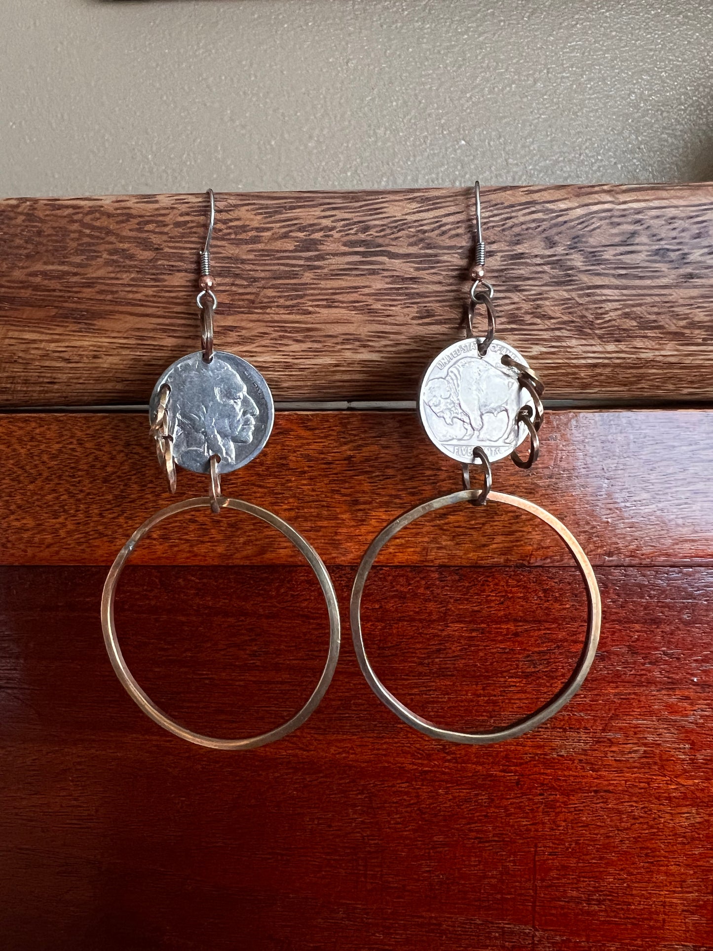 Buffalo Nickle Hoops