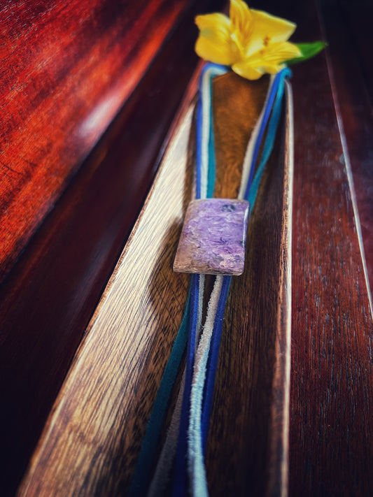 Charoite Stone Bolo