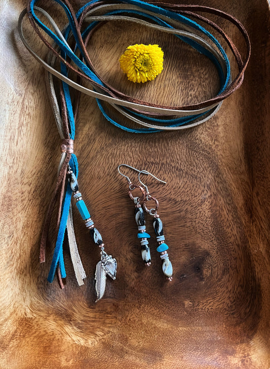 Buffalo Bone Lasso Necklace